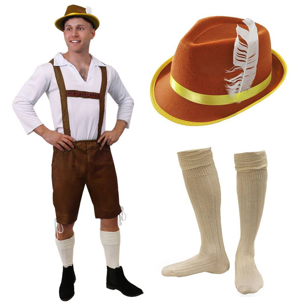 Mens Oktoberfest Costume | Bavarian Beer Festival Outfit Set