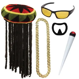 Adult 90s Rapper Fancy Dress Accessory Set | Stag Do Comedy Costume