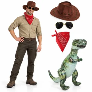 Adult Dinosaur Explorer Costume Set | World Book Day Fancy Dress