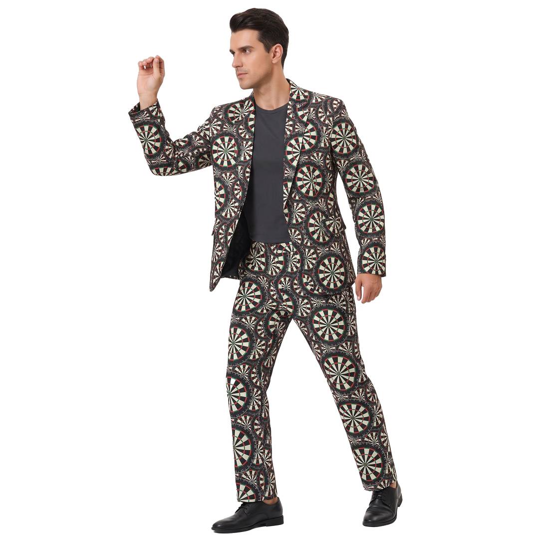 Adults Dartboard Suit | Darts Novelty Fancy Dress Costume Outfit