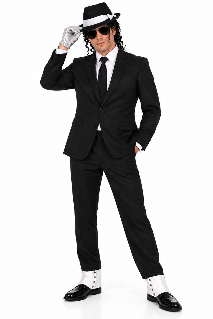 Mens 80s Pop Icon Costume | Complete Fancy Dress Costume Outfit