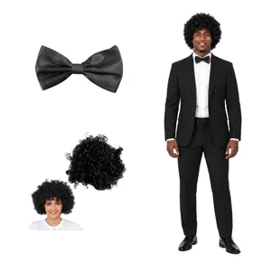 Adult Halloween King Of Pop Costume | Retro Pop Superstar Fancy Dress Set
