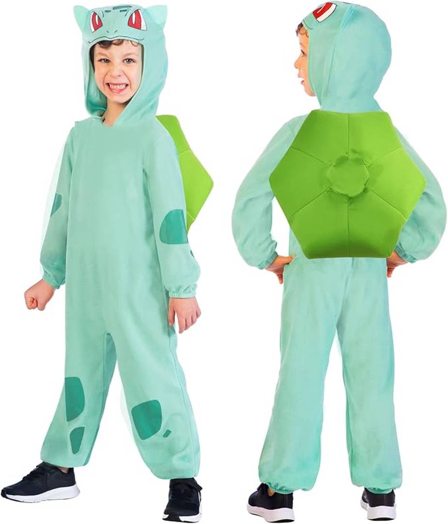 Kids Pokemon Bulbasaur Costume | Officially Licensed Fancy Dress Outfit