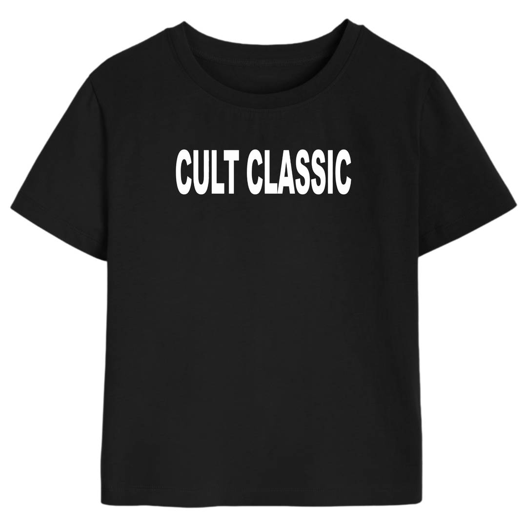 Womens Y2K Baby Tee | Cult Classic Concert Cropped Fitted Style Top