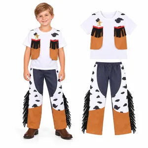 Kids Cowboy Costume | Wild West Sheriff Fancy Dress Outfit Set