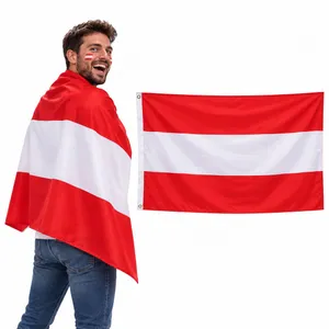 Austria Flag 5ft x 3ft | Austrian National Country Flag