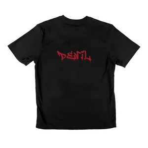 Adult Halloween Devil Costume | Black Baby Tee Fancy Dress