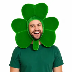 Adults Green Shamrock Hat - Ireland St Patricks Day Costume Accessory