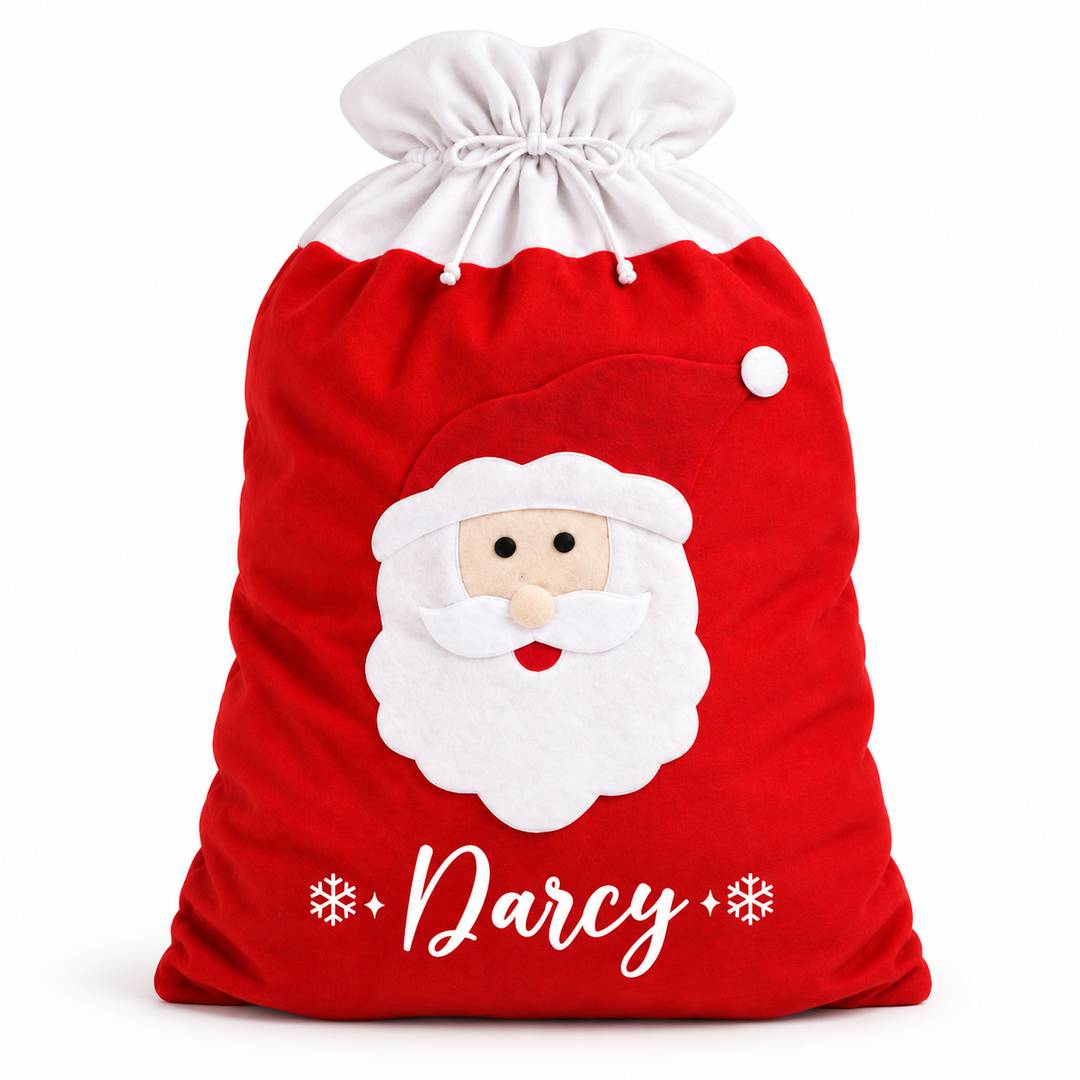 Personalised Christmas Santa Sack | Custom Name Gift Set Bundle