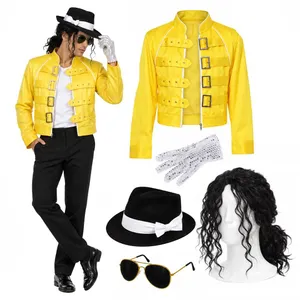 Adults King of Pop Costume | 80s Music Icon Fancy Dress Set