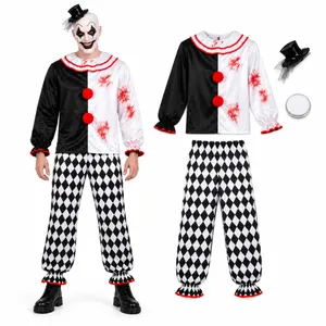 Adults Terrifying Clown Costume | Halloween Horror Set