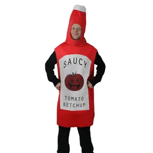 Adult Tomato Ketchup Costume | Red Stag Do Fancy Dress Outfit