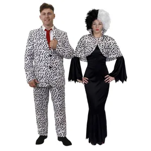 Adult Couples Dalmatian Halloween Costume | Fancy Dress Outfit Set