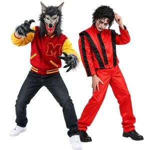 Adult 80s Zombie Dance & Werewolf Halloween Duo Costume Set