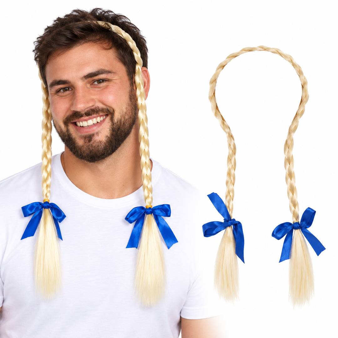 Oktoberfest Blonde Plait Headband | Bavarian Hen Do Fancy Dress