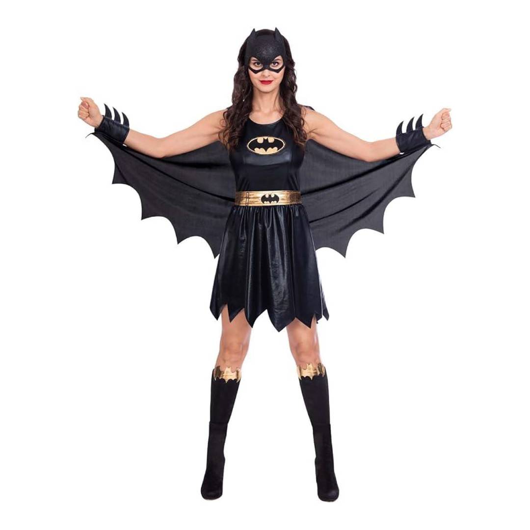 Ladies Licensed Batwoman Costume | Superhero Fancy Dress Outfit