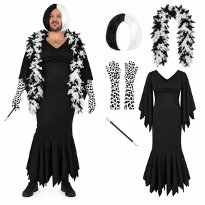 Mens Evil Dog Lady Halloween Costume | Stag Do Villain Fancy Dress