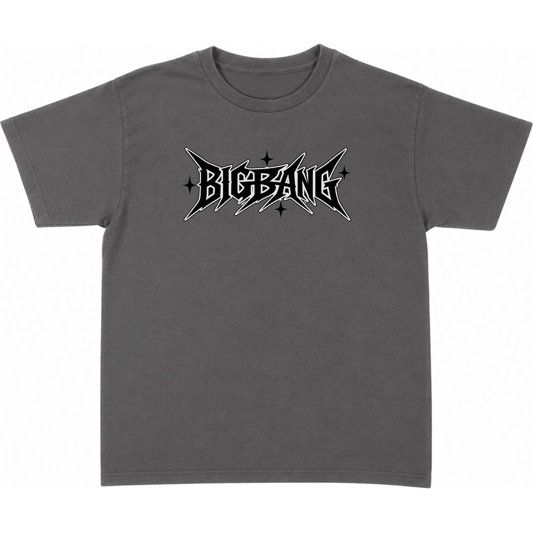 Womens K-Pop Concert Baby Tee | Charcoal Stage Fan Top