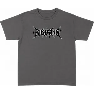 Womens K-Pop Concert Baby Tee | Charcoal Stage Fan Top
