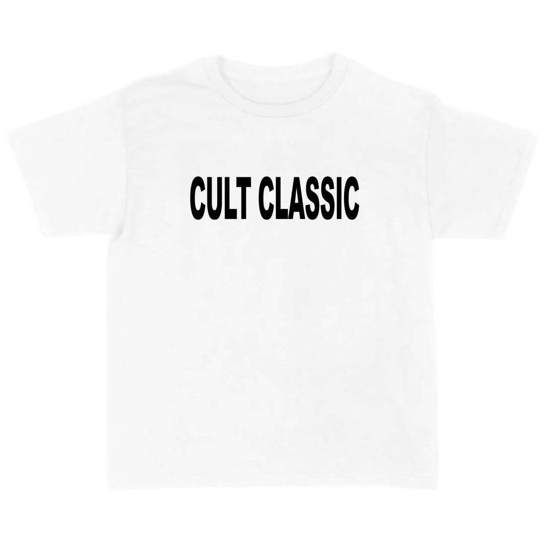 Womens Cult Classic Baby Tee | Y2K Concert Pop Punk Crop Top