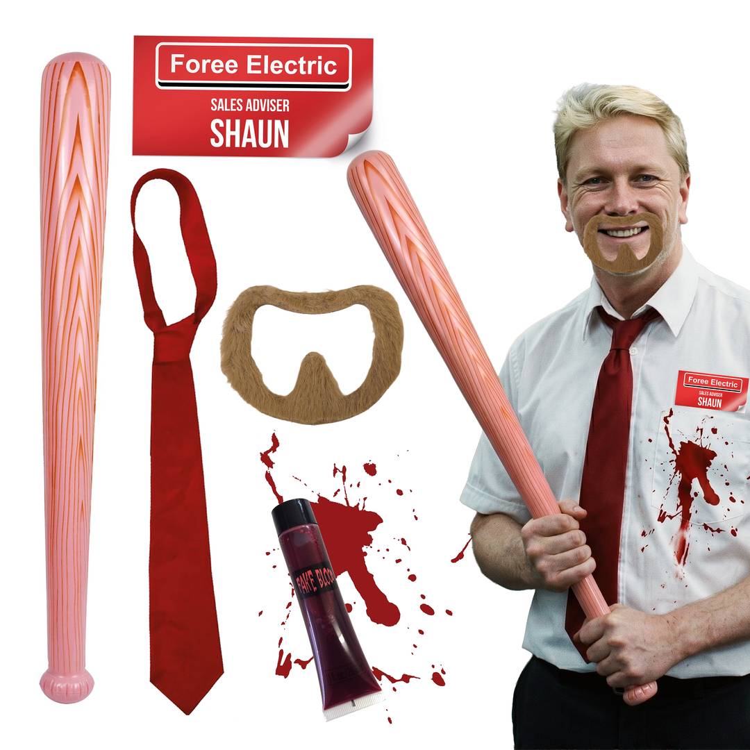 Adult Zombie Halloween Costume Accessory Set | Fancy Dress Kit