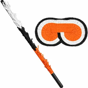 Kids Halloween Pinata Stick & Mask Set | Fancy Dress Party Game