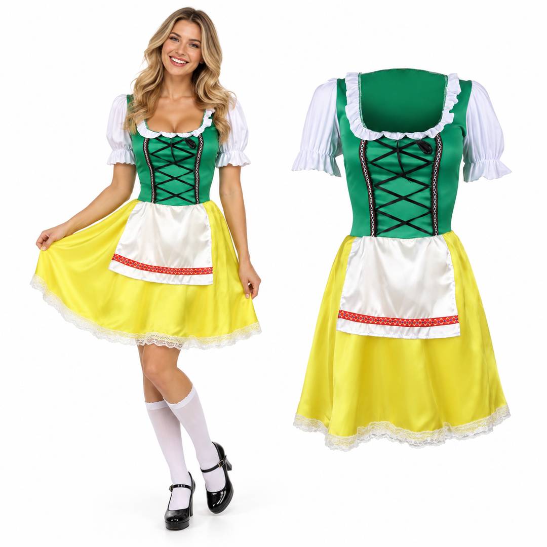 Womens Oktoberfest Beer Maid Costume | Bavarian Fancy Dress Outfit