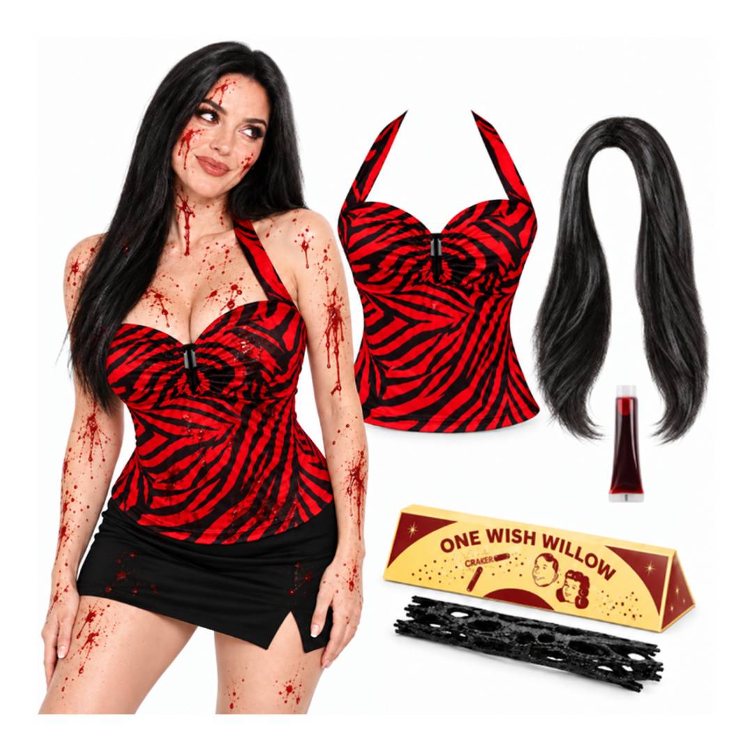 Womens Freaky Nikki Halloween Costume | Obsession Inspired Fancy Dress ...