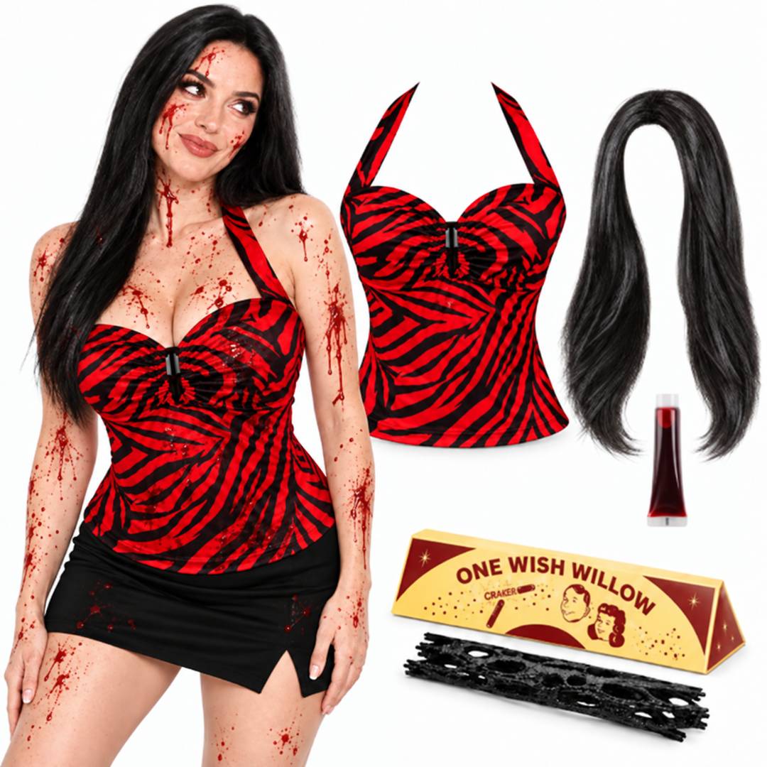 Womens Freaky Nikki Halloween Costume | Obsession Fancy Dress Set