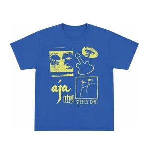 Adults Rock Band Concert T-Shirt | Royal Blue Tour Print Tee