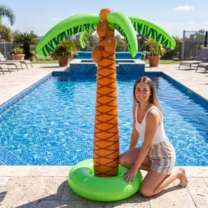 Adults 6ft Green Inflatable Palm Tree - Hawaiian Luau Party Decoration
