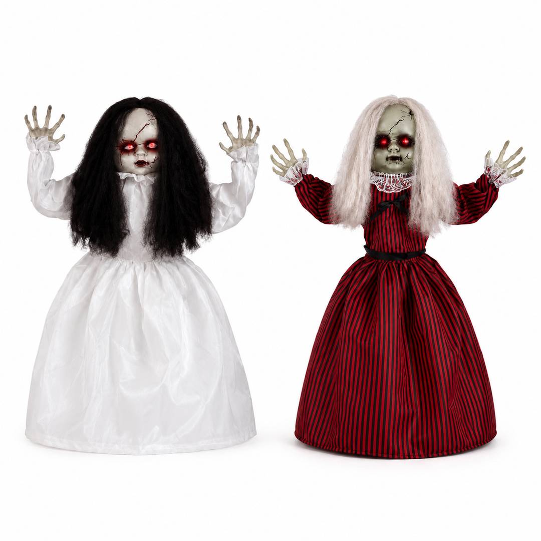 Adult Halloween Animatronic Dolls | Jumping Walking Decoration
