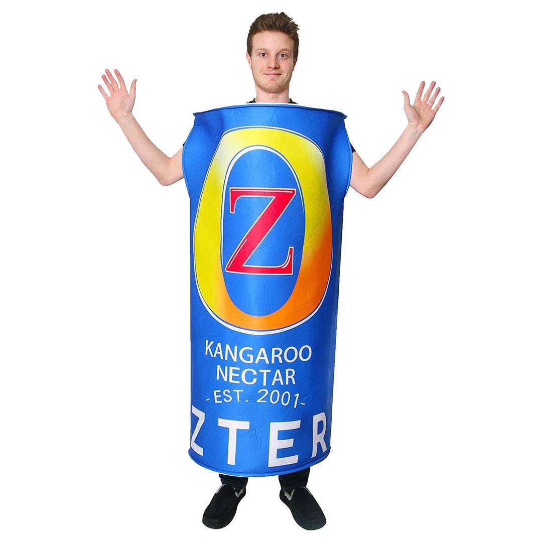 Adults Beer Can Costume | Novelty Lager Tabard Fancy Dress Outfit