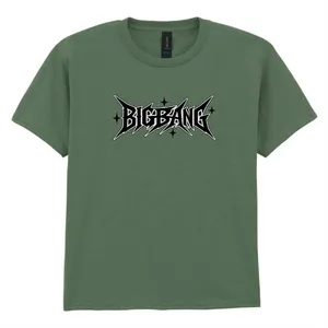 Womens K-Pop Concert Graphic Tee | Green Baby Tee Crop Top | Y2K