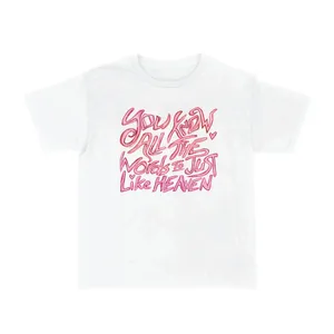 Adult Pop Concert Lyric T-Shirt | Just Like Heaven Festival Tee