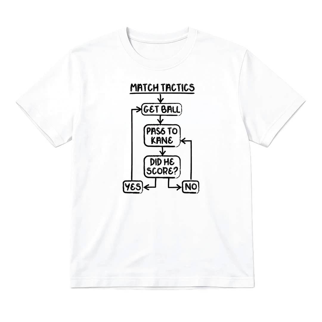 Ladies England Baby Tee | Y2K Cropped White Cotton T-Shirt | Match Tactics Flowchart Football Print