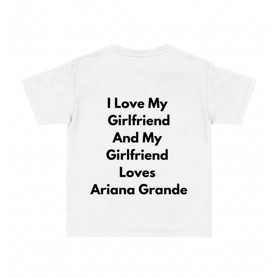 Mens Pop Star Concert T-Shirt | Boyfriend Girlfriend Back Print Slogan Tee