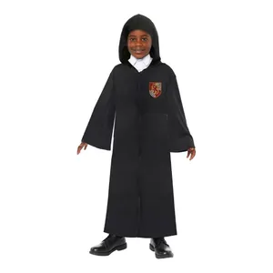 Kids Wizard Robe Costume | Licensed Fancy Dress with House Badges