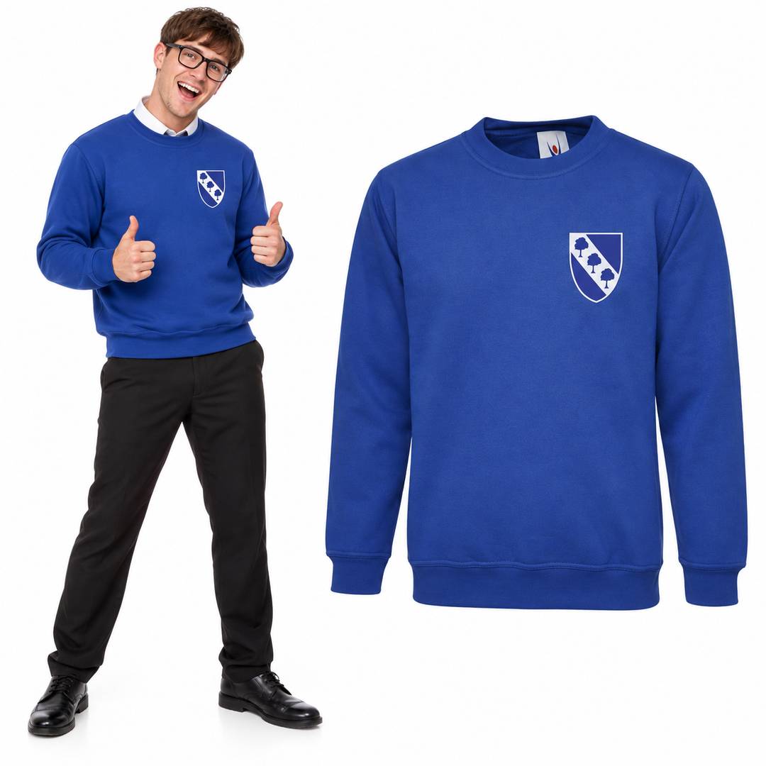 Inbetween Costume For Adults | Blue School Jumper Fancy Dress