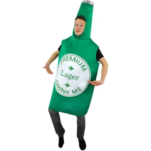Adults Beer Bottle Costume | Oktoberfest Fancy Dress Outfit Novelty