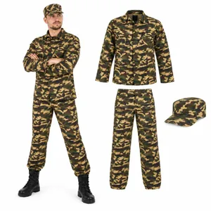 Mens Army Soldier Costume | Camouflage Fancy Dress Outfit Set