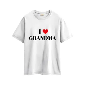 Kids I Love Grandma T-Shirt | White Cotton Family Casual Top