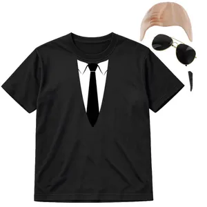 Adults Rap Star Music Icon Costume Set | Bald Cap Shades Tour Tee