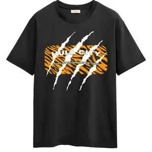 Adult Hull Football Supporters T-Shirt | Black Cotton Matchday Tee