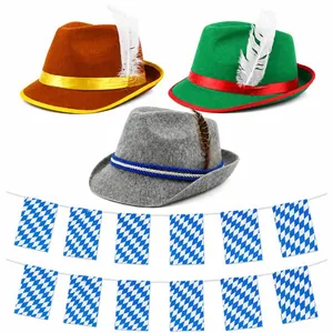 Adult Oktoberfest Bavarian Bundle | Hats & Bunting Beer Festival Set