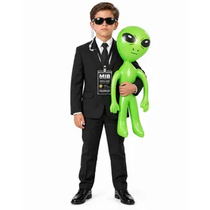 Kids Secret Agent Alien Hunter Costume Set | Halloween Fancy Dress