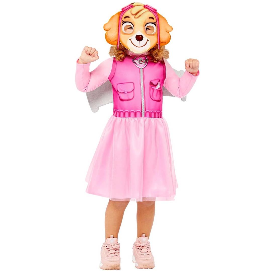 Kids Pink Pup Pilot Fancy Dress Costume | Puppy Dress-Up Outfit