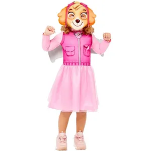 Kids Pink Pup Pilot Fancy Dress Costume | Puppy Dress-Up Outfit