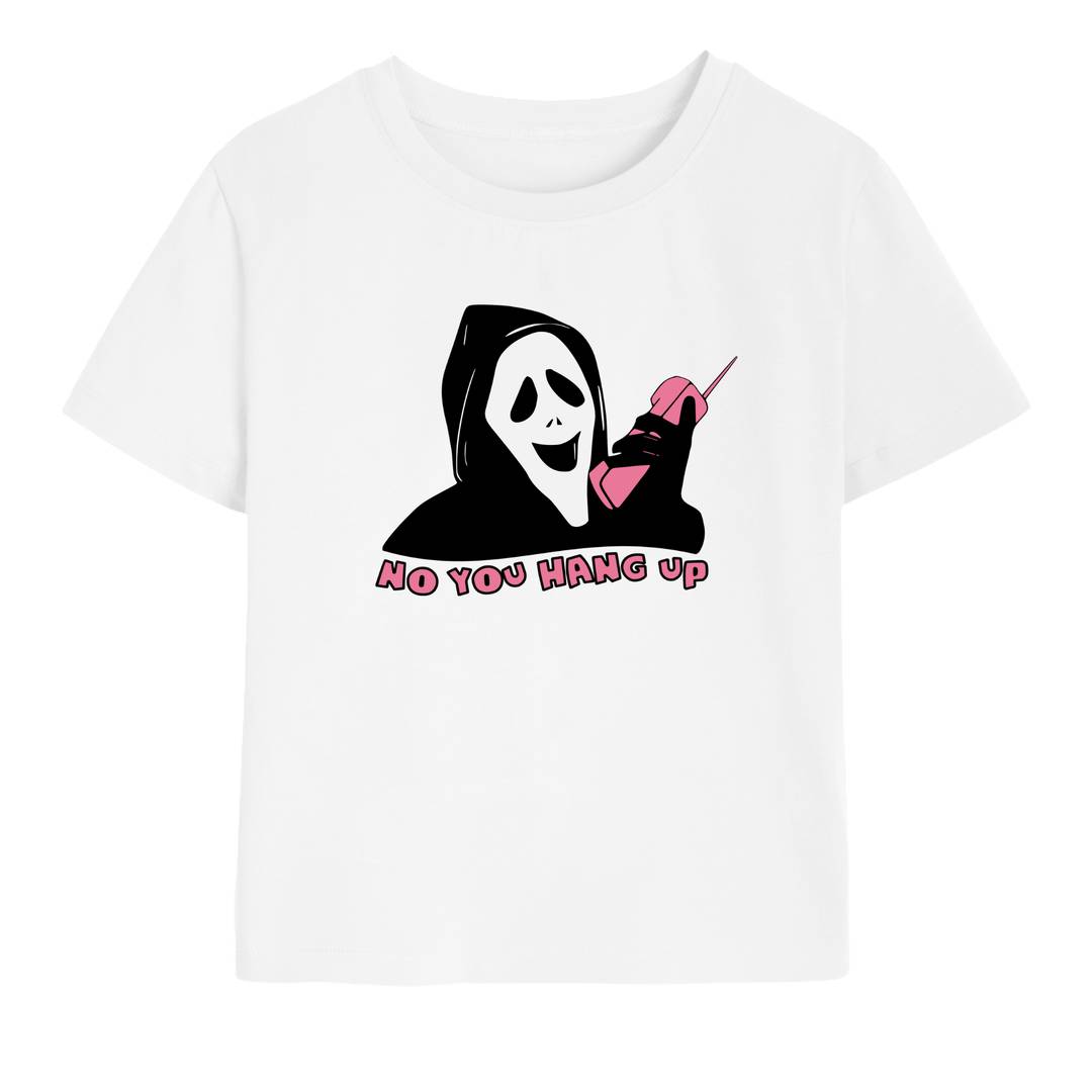 Womens Scream Halloween T-Shirt | Ghost Call Print Fancy Dress Top