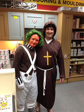 umpa lumpa and monk costume